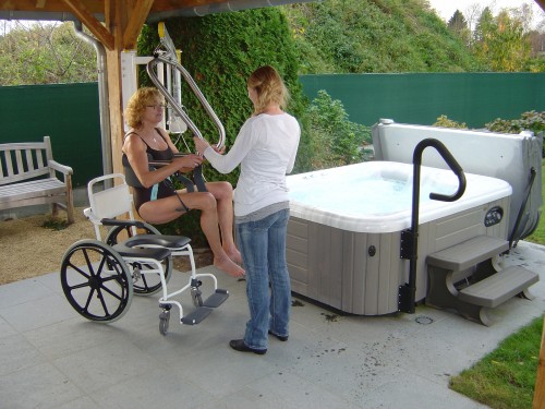 Transferts vers un jacuzzi
