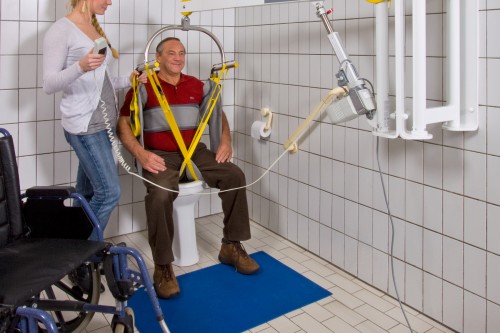 Wandlift ; Hygiëne - toilettildoek standaard ; Tiljuk standaard - Handi-Move Tilliften