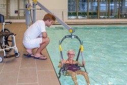 Lève-personne mobile de piscine