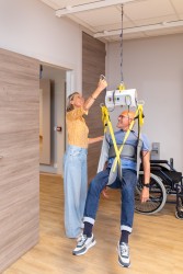 Lève-personne au plafond, portable avec système "tarzan" - Handi-Move Lève-personnes